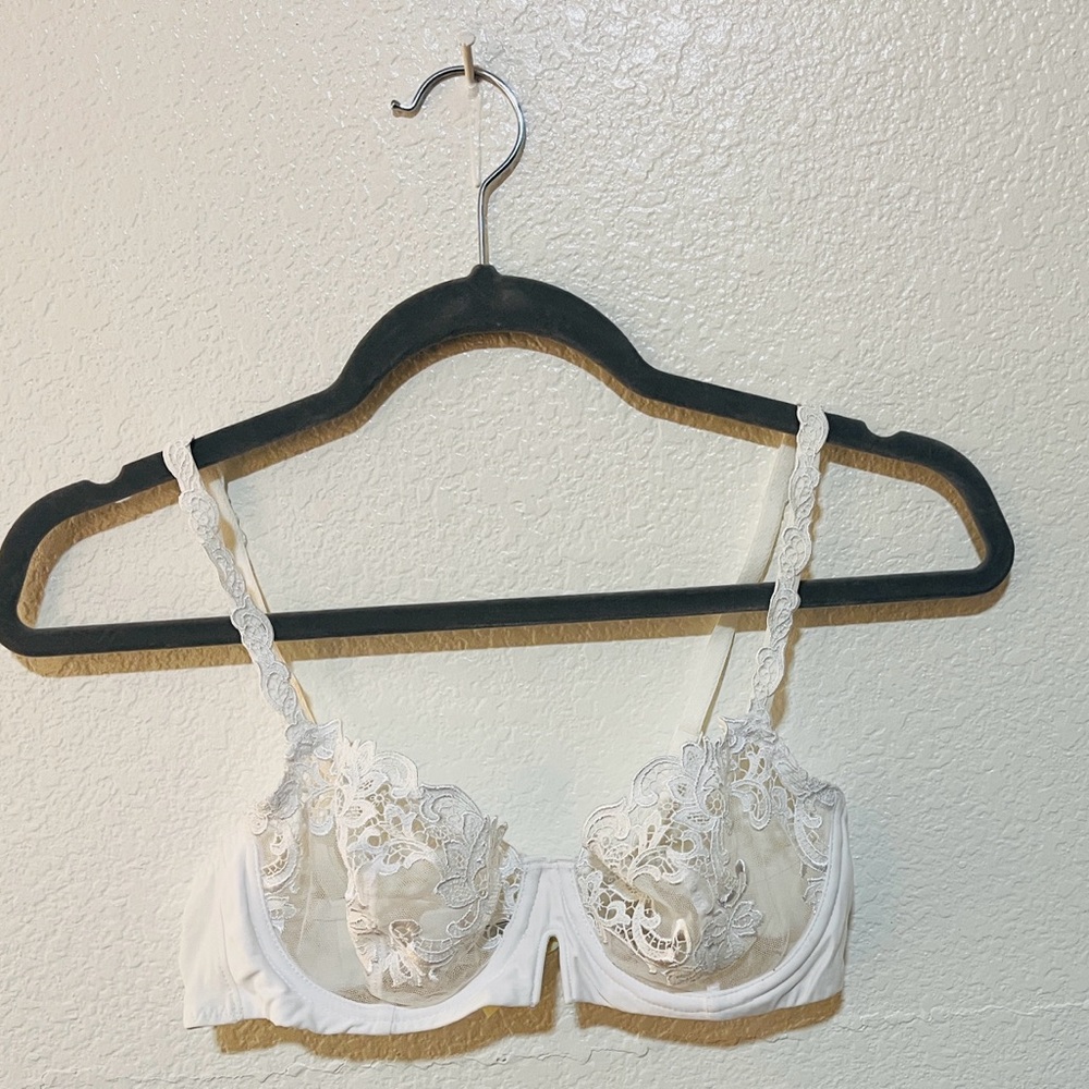 Simone Perele White Lace Bra